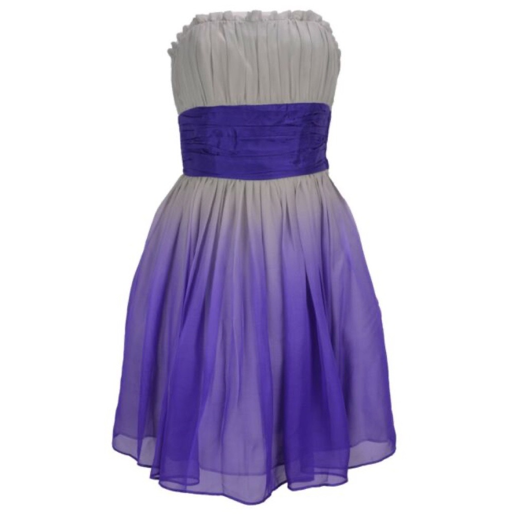 Betsy Johnson authentic gray & purple ombré dress